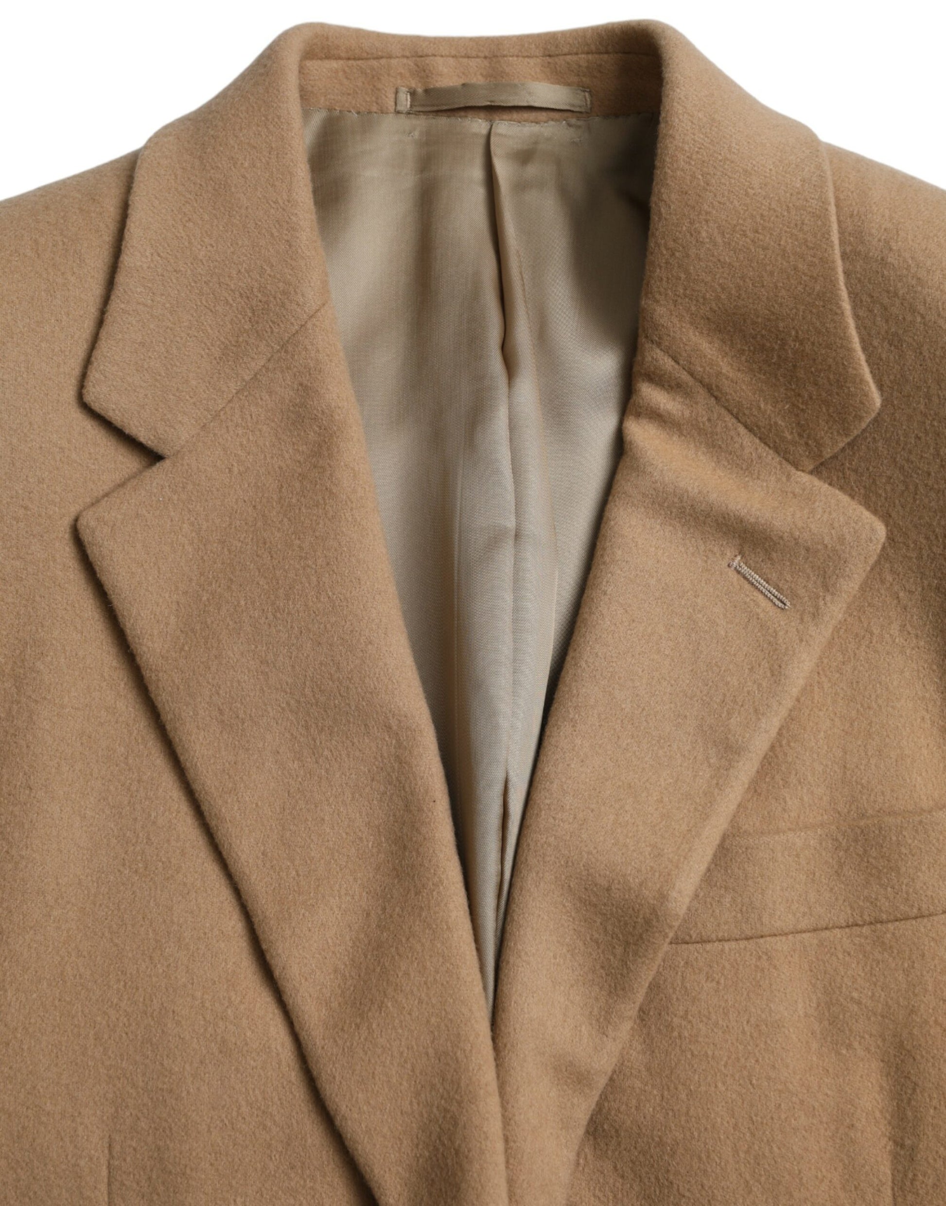 Prada Brown Cashmere 2 Piece Single Breasted Suit - ClickThatClicks 