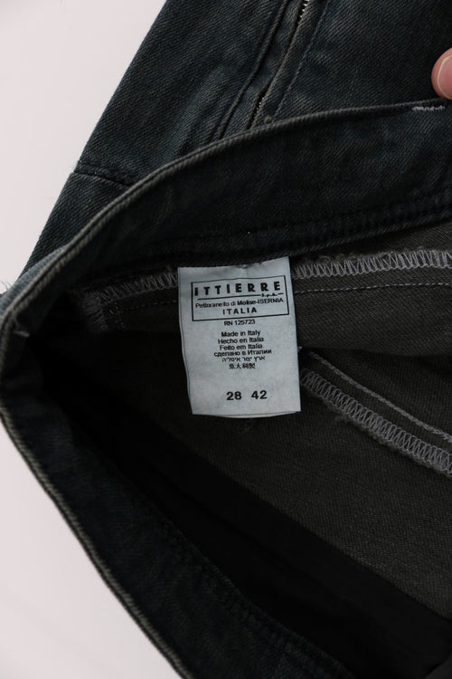 Costume National Gray Cotton Superslim Denim Jeans - ClickThatClicks 