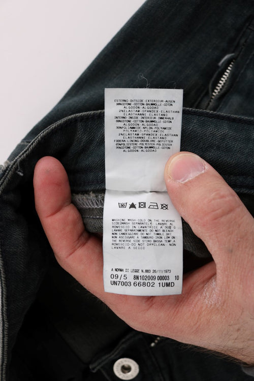 Costume National Gray Cotton Superslim Denim Jeans - ClickThatClicks 