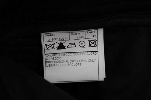 Ermanno Scervino Black Cotton Slim Fit Casual Pants - ClickThatClicks 