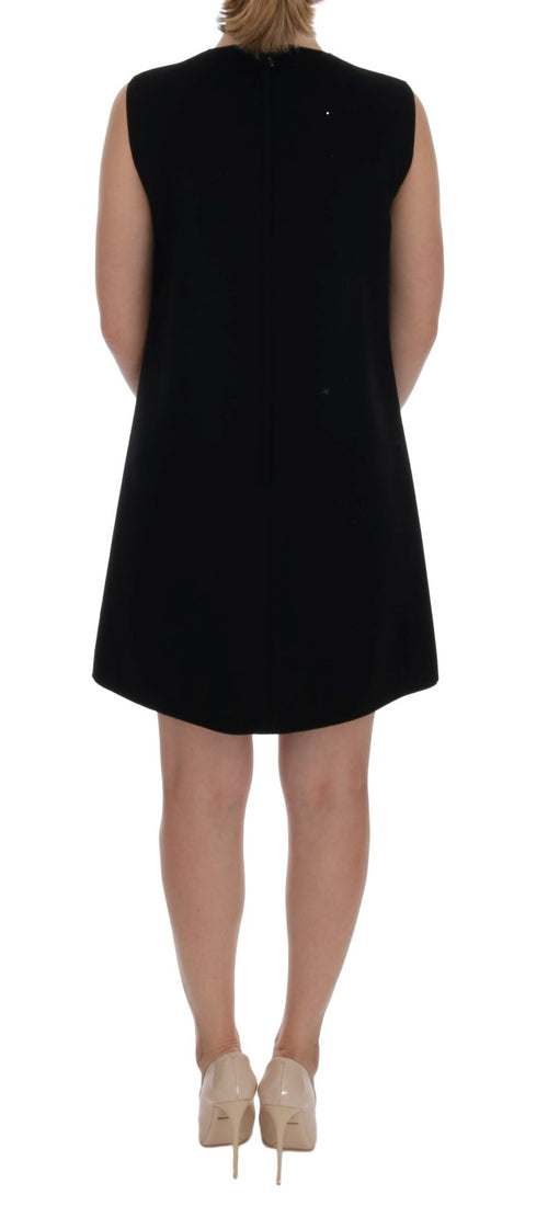 Dolce & Gabbana Black I AM A PRINCESS Crystal Shift Dress - ClickThatClicks 