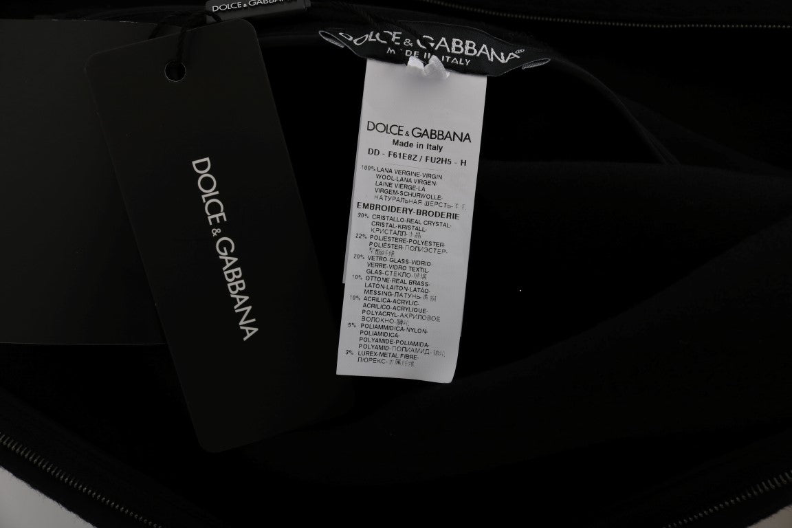 Dolce & Gabbana Black I AM A PRINCESS Crystal Shift Dress - ClickThatClicks 