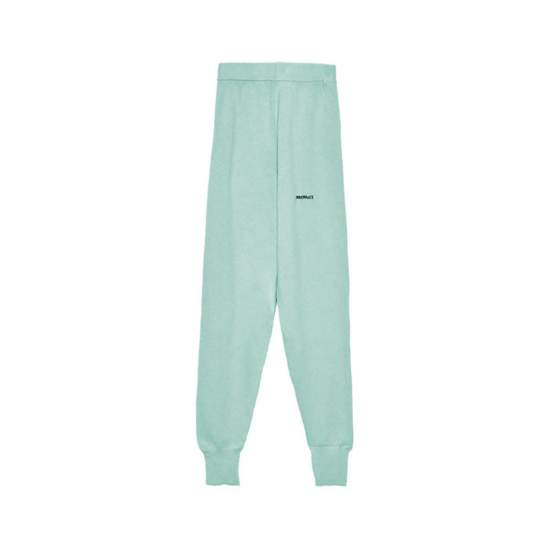 Hinnominate Green Wool Blend Women Pants