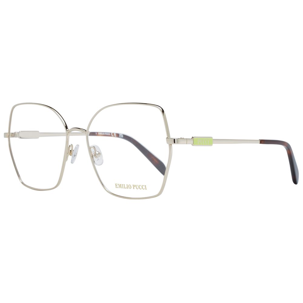 Emilio Pucci Gold Metal Glasses (Frames) - ClickThatClicks 