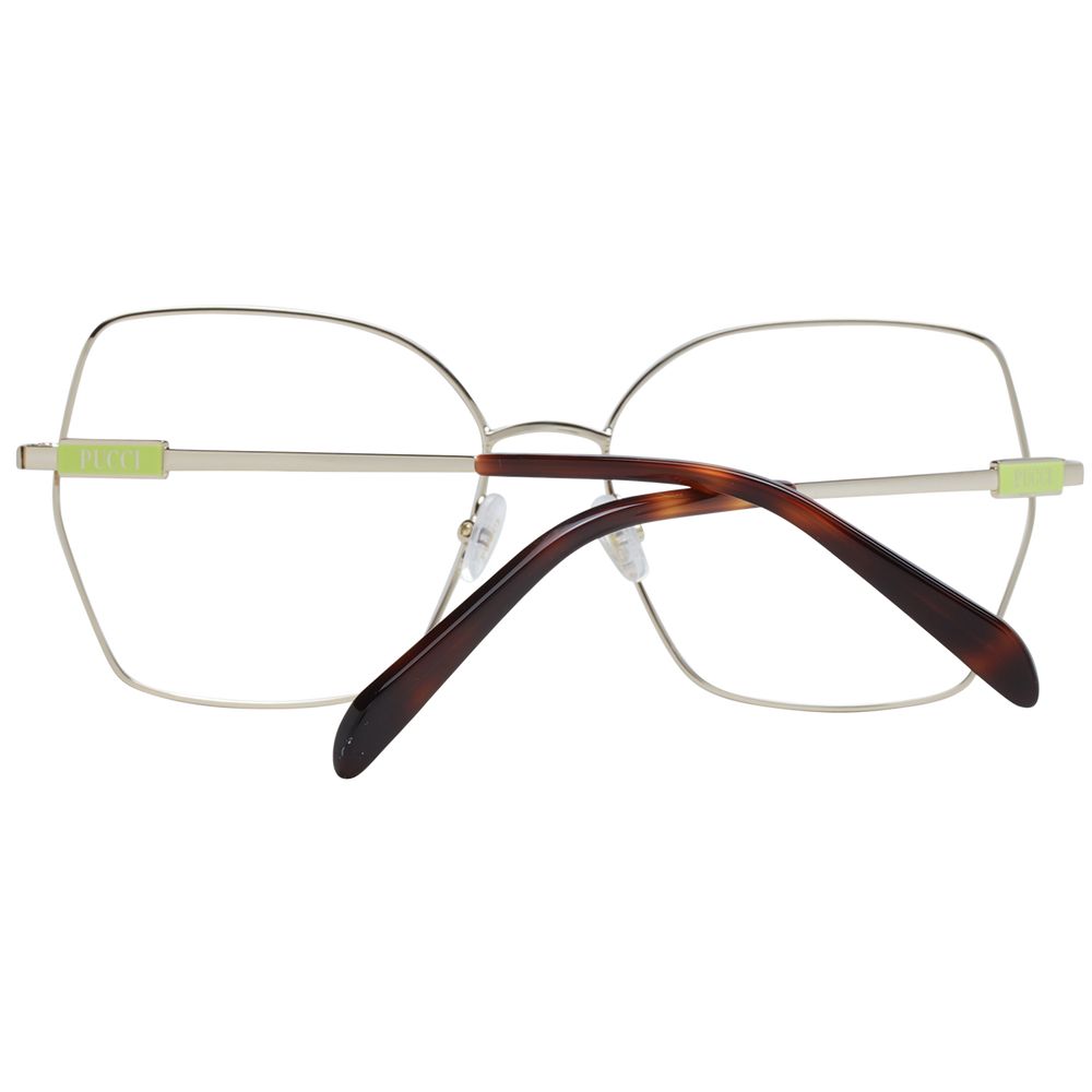 Emilio Pucci Gold Metal Glasses (Frames) - ClickThatClicks 