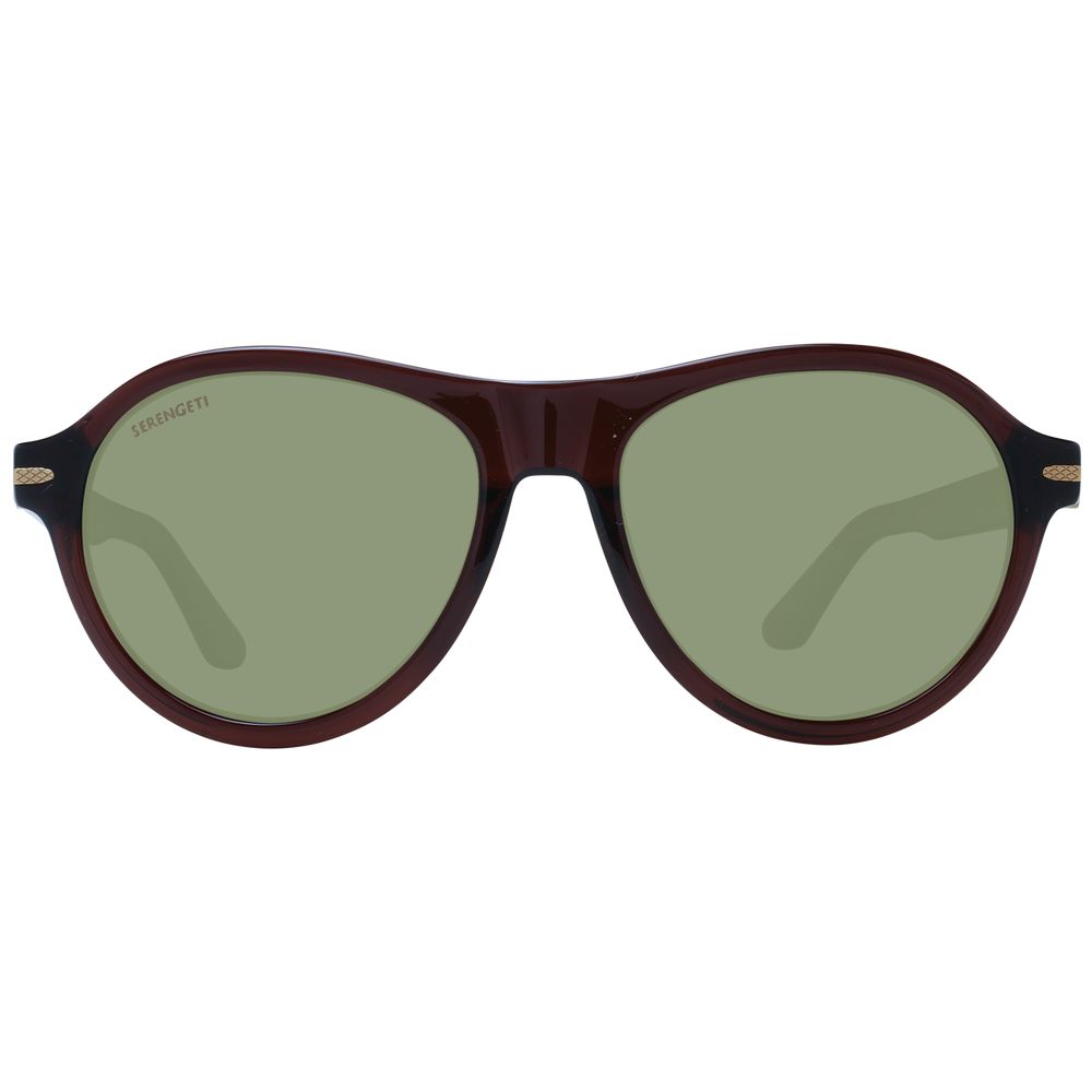 Serengeti Brown Acetate Sunglasses - ClickThatClicks 