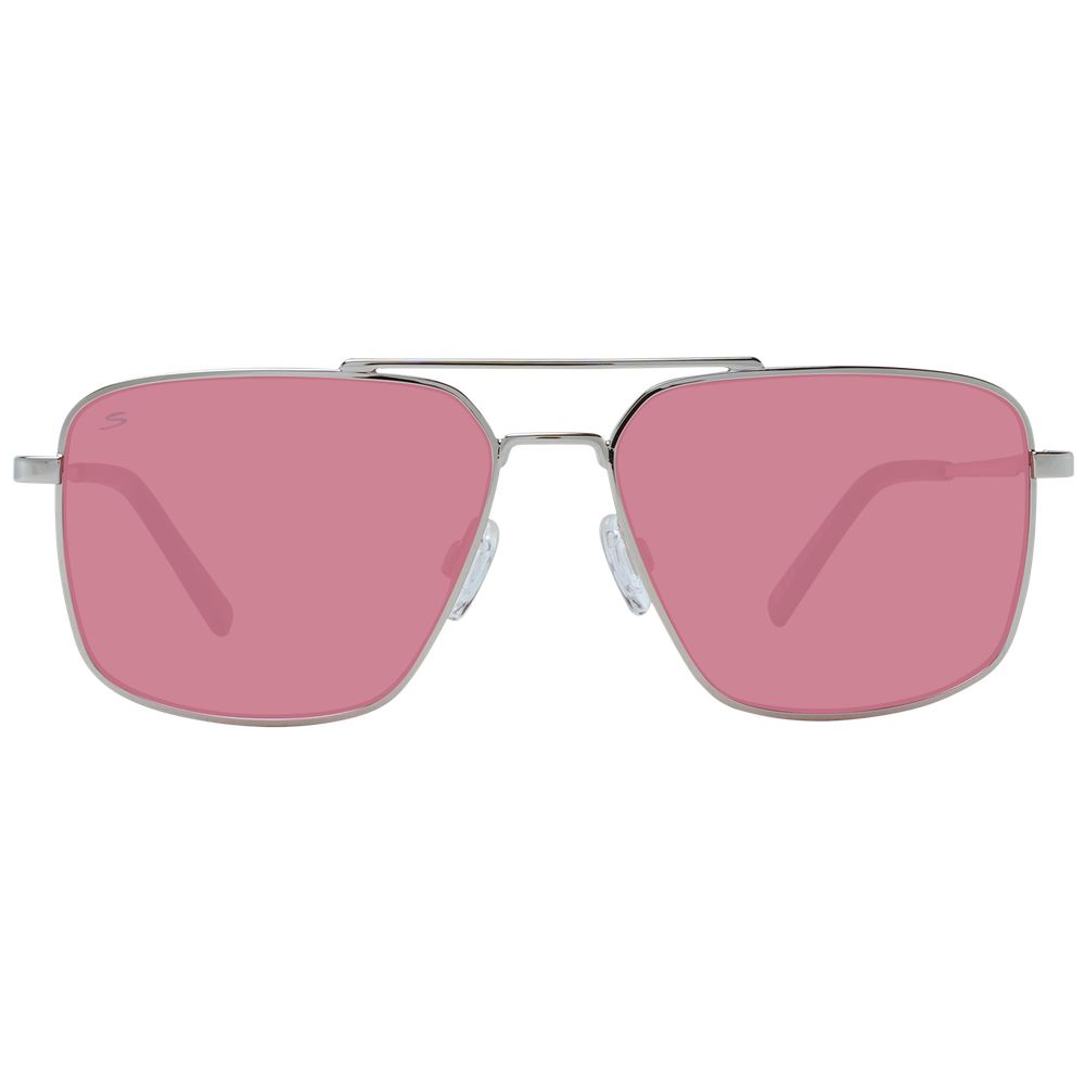 Serengeti Silver Metal Sunglasses - ClickThatClicks 