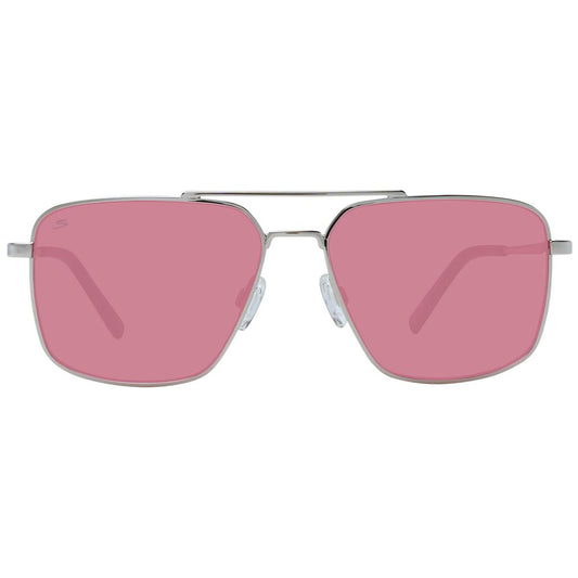 Serengeti Silver Metal Sunglasses - ClickThatClicks 