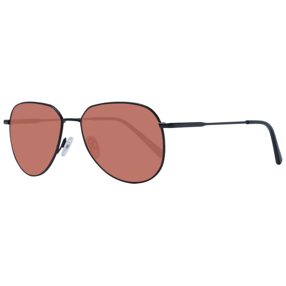 Serengeti Black Metal Sunglasses - ClickThatClicks 