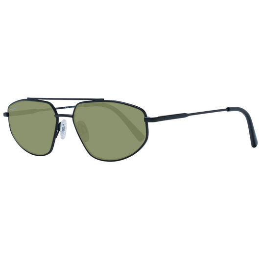 Serengeti Black Metal Sunglasses - ClickThatClicks 
