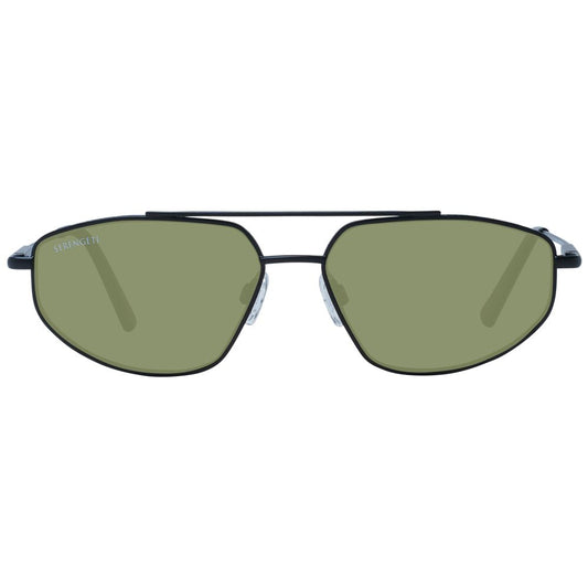 Serengeti Black Metal Sunglasses - ClickThatClicks 