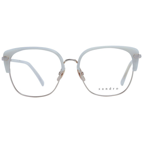 Sandro White Stainless Steel Glasses (Frames) - ClickThatClicks 