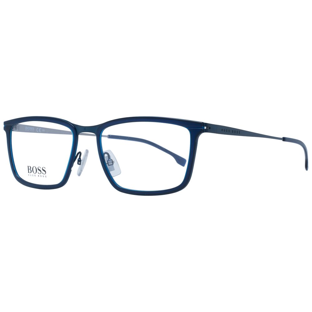 Hugo Boss Blue Stainless Steel Glasses (Frames) - ClickThatClicks 