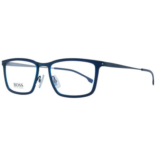 Hugo Boss Blue Stainless Steel Glasses (Frames) - ClickThatClicks 