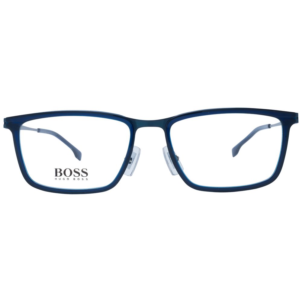 Hugo Boss Blue Stainless Steel Glasses (Frames) - ClickThatClicks 