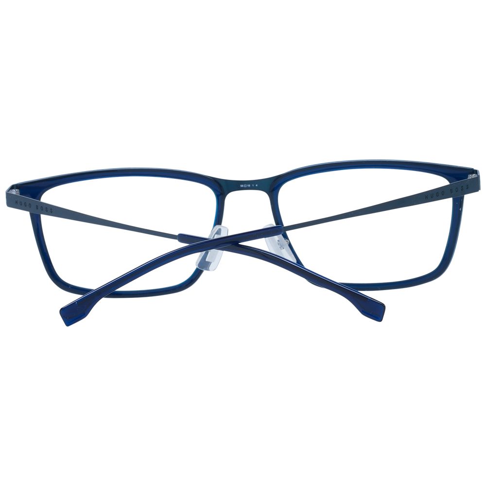 Hugo Boss Blue Stainless Steel Glasses (Frames) - ClickThatClicks 