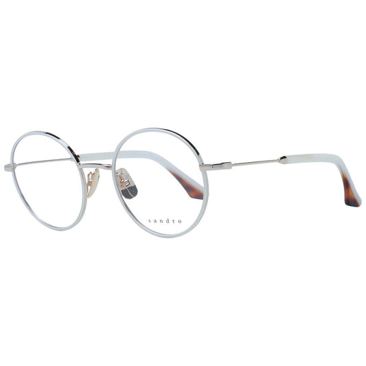 Sandro White Stainless Steel Glasses (Frames) - ClickThatClicks 