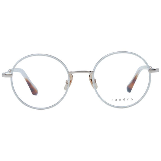 Sandro White Stainless Steel Glasses (Frames) - ClickThatClicks 
