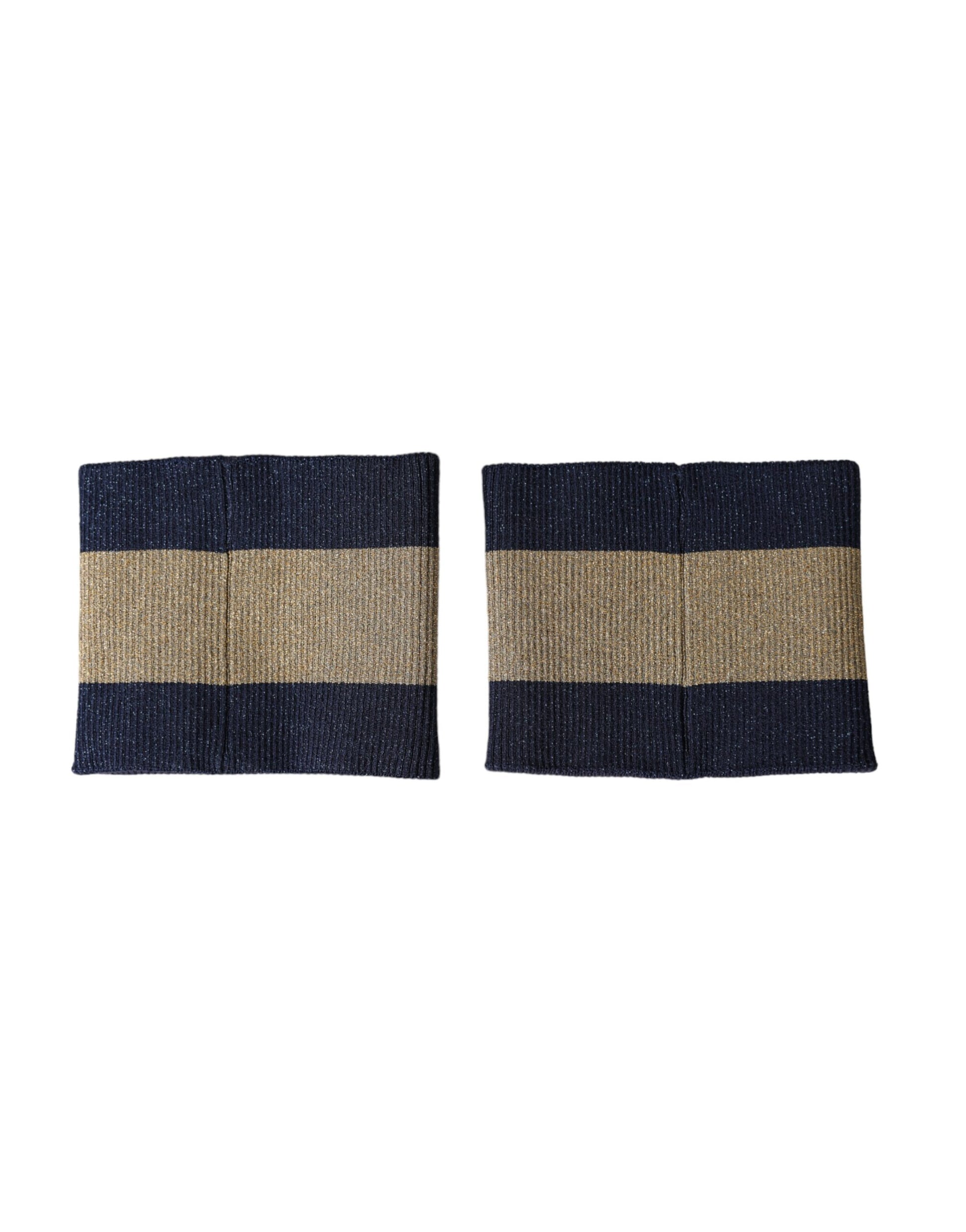 Dolce & Gabbana Black Gold Logo Star 84 Viscose Wristband - ClickThatClicks 
