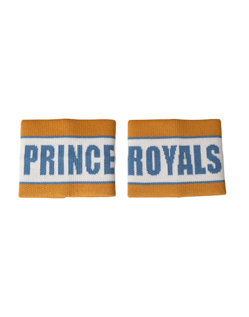 Dolce & Gabbana Multicolor Prince Royals Wool Wristband - ClickThatClicks 