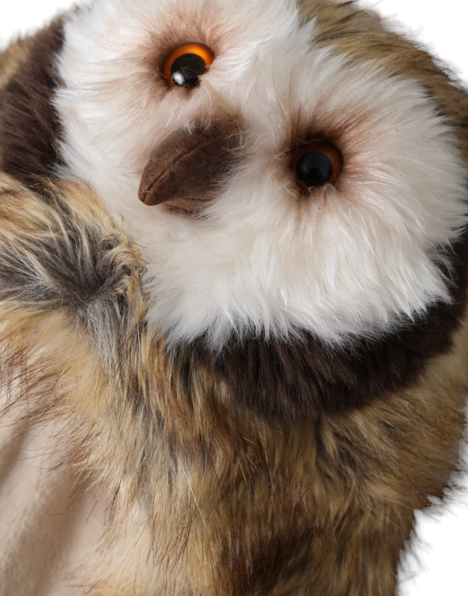 Dolce & Gabbana Brown Owl Faux Fur Whole Head Cap Hat - ClickThatClicks 