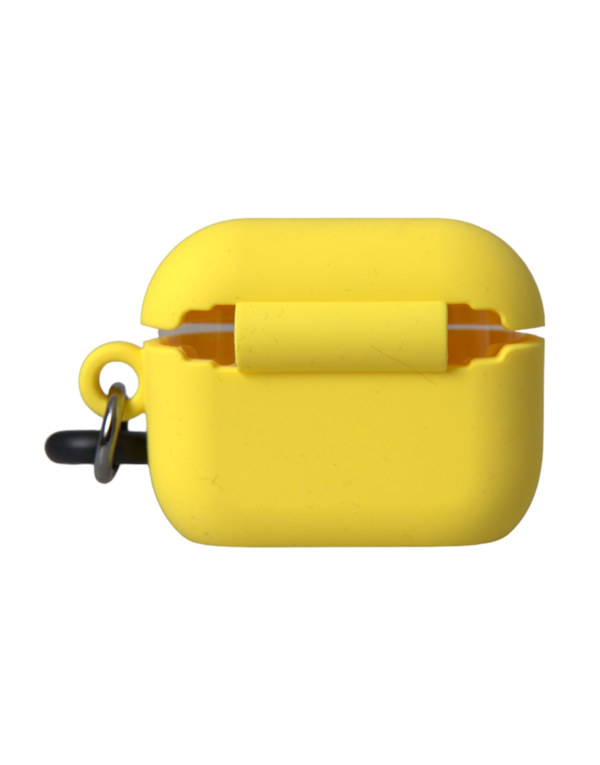 Dolce & Gabbana Yellow Silicone Logo Embossed Airpods Case - ClickThatClicks 