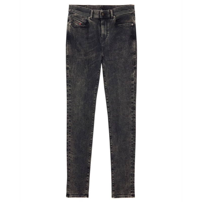 Diesel Black Cotton Men Jean