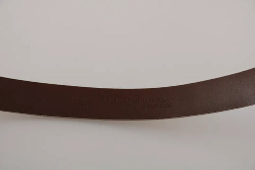 Dolce & Gabbana Cream Beige Gold Buckle Waist Leather Belt - ClickThatClicks 