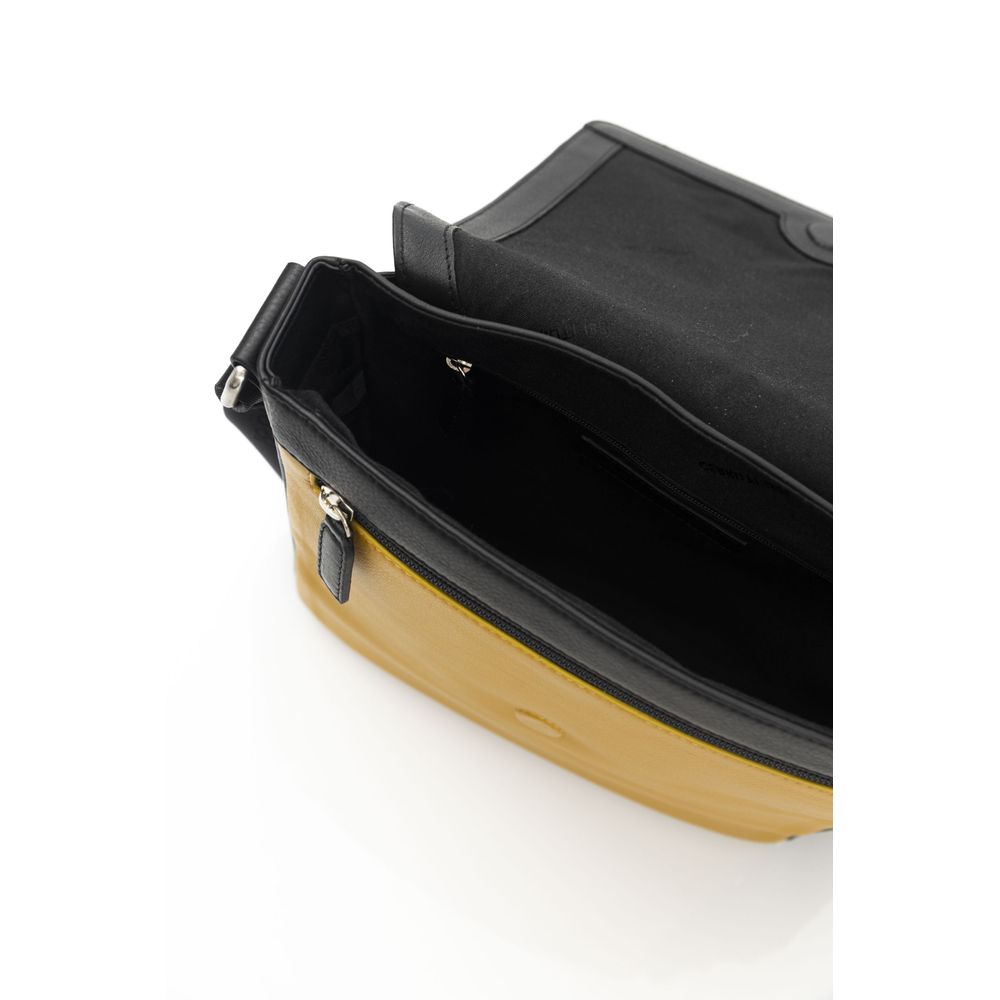 Cerruti 1881 Yellow Leather Women Crossbody - ClickThatClicks 