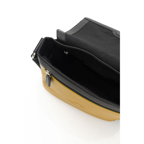 Cerruti 1881 Yellow Leather Women Crossbody - ClickThatClicks 