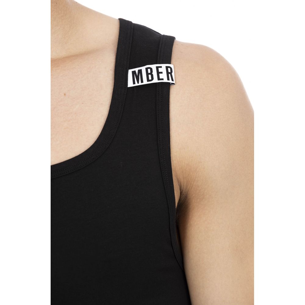 Bikkembergs Black Cotton Men's Tank Top - ClickThatClicks 