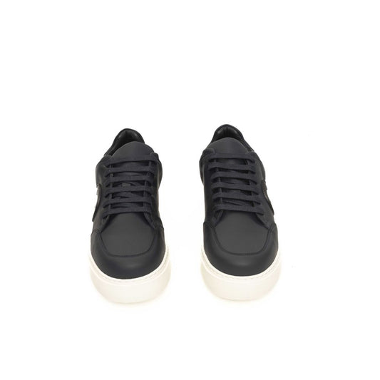 Cerruti 1881 Blue Cowhide Men Sneaker - ClickThatClicks 