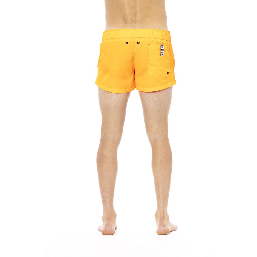 Bikkembergs Orange Polyamide Men Swim Short - ClickThatClicks 
