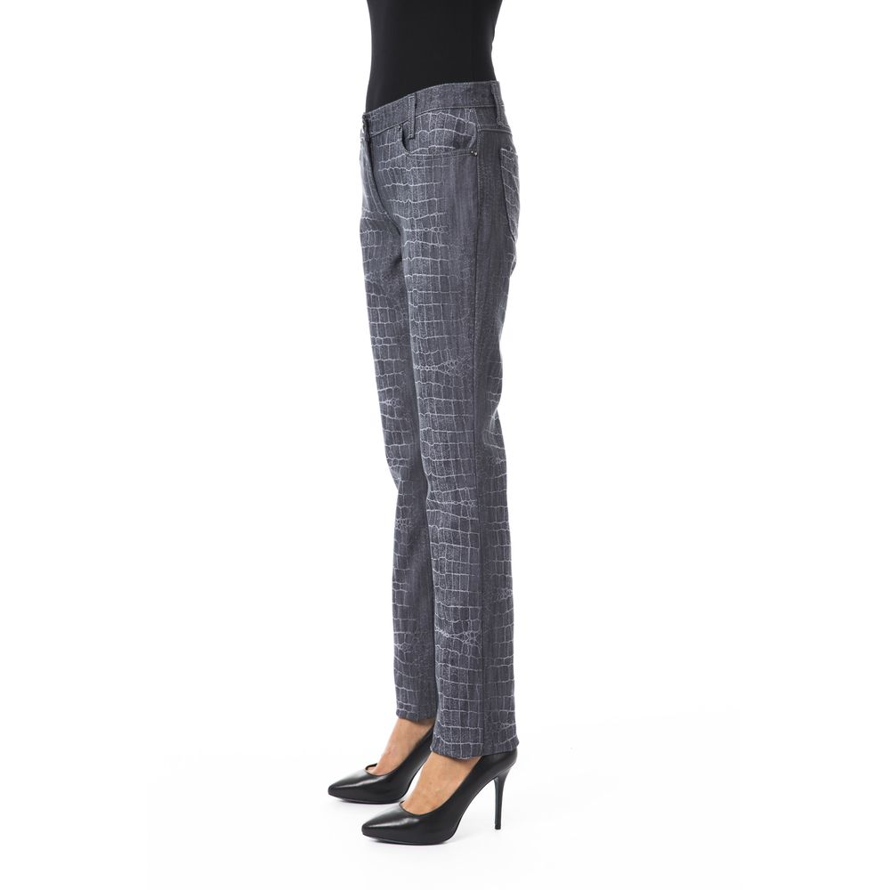 BYBLOS Black Viscose Women Pants - ClickThatClicks 