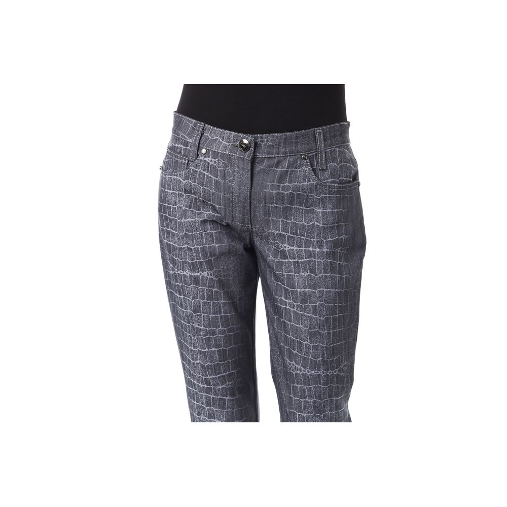 BYBLOS Black Viscose Women Pants - ClickThatClicks 