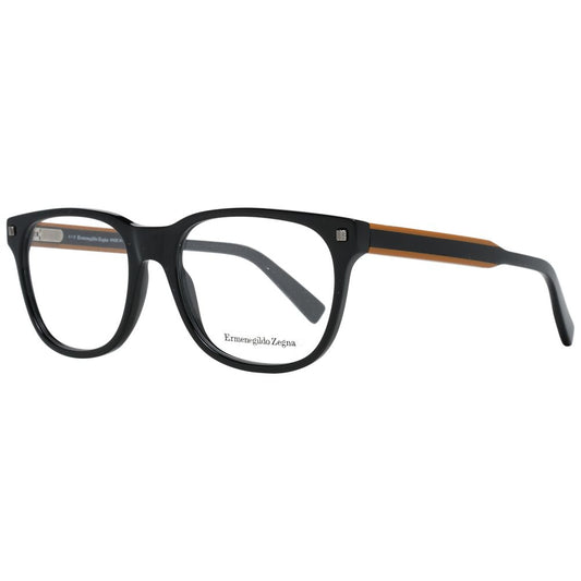 Ermenegildo Zegna Black Plastic Glasses (Frames) - ClickThatClicks 