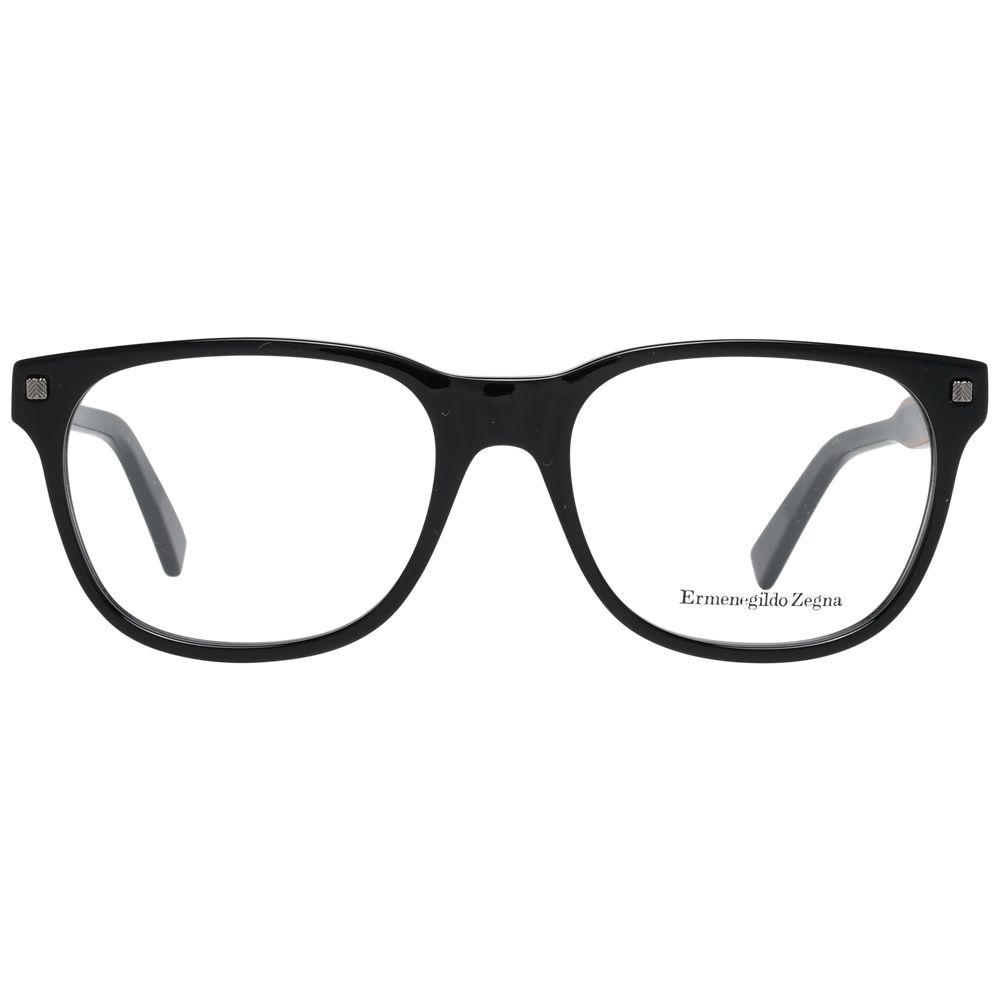 Ermenegildo Zegna Black Plastic Glasses (Frames) - ClickThatClicks 