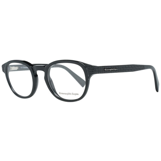Ermenegildo Zegna Black Plastic Glasses (Frames) - ClickThatClicks 