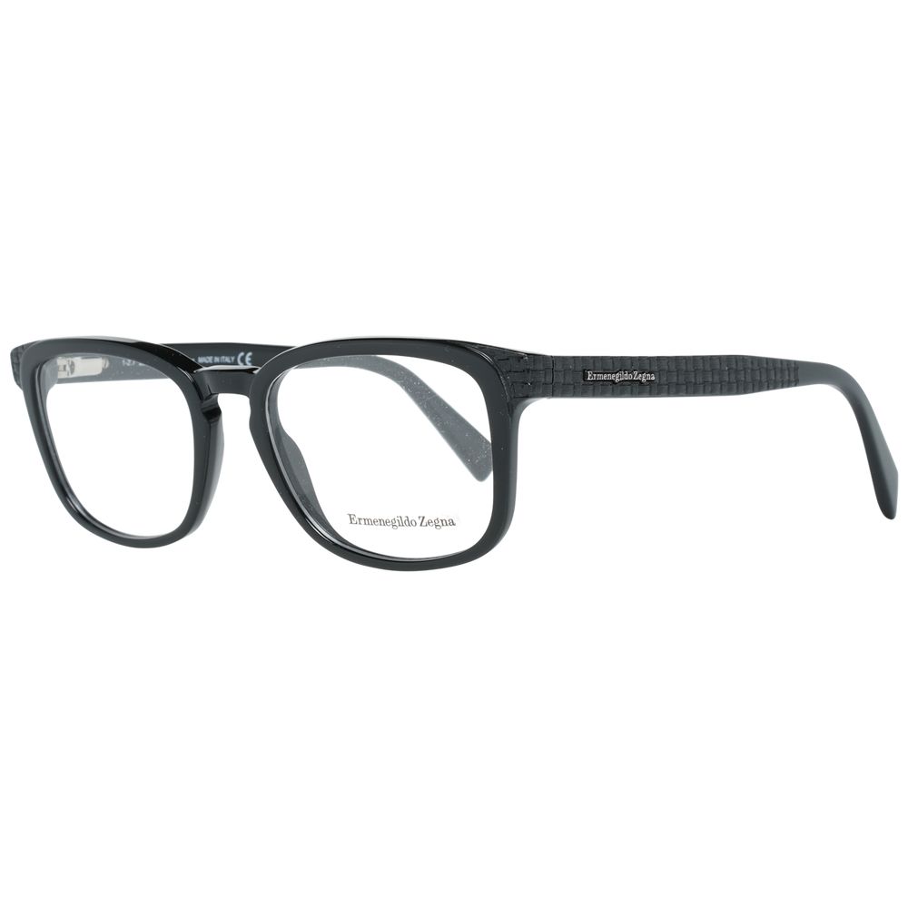 Ermenegildo Zegna Black Plastic Glasses (Frames) - ClickThatClicks 
