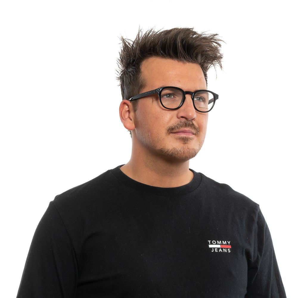 Ermenegildo Zegna Black Plastic Glasses (Frames) - ClickThatClicks 