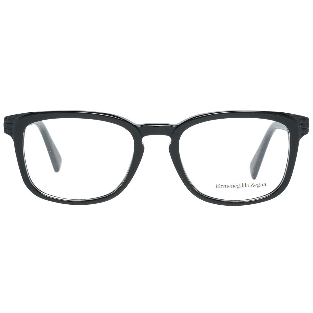 Ermenegildo Zegna Black Plastic Glasses (Frames) - ClickThatClicks 