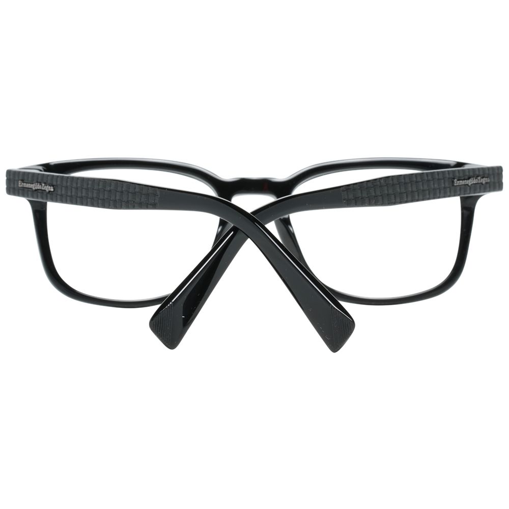 Ermenegildo Zegna Black Plastic Glasses (Frames) - ClickThatClicks 