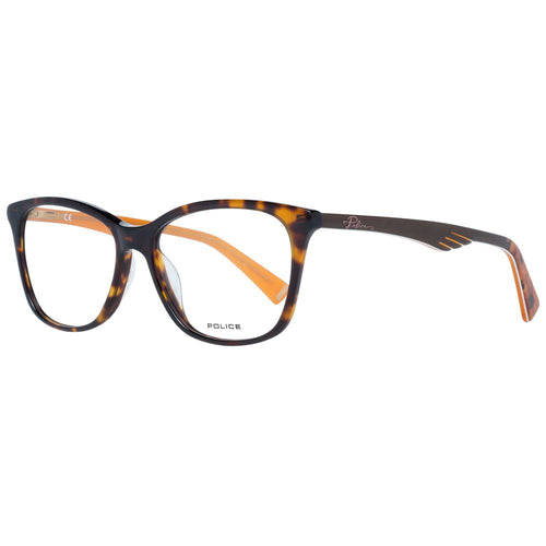 Police Brown Plastic Glasses (Frames) - ClickThatClicks 