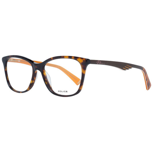 Police Brown Plastic Glasses (Frames) - ClickThatClicks 