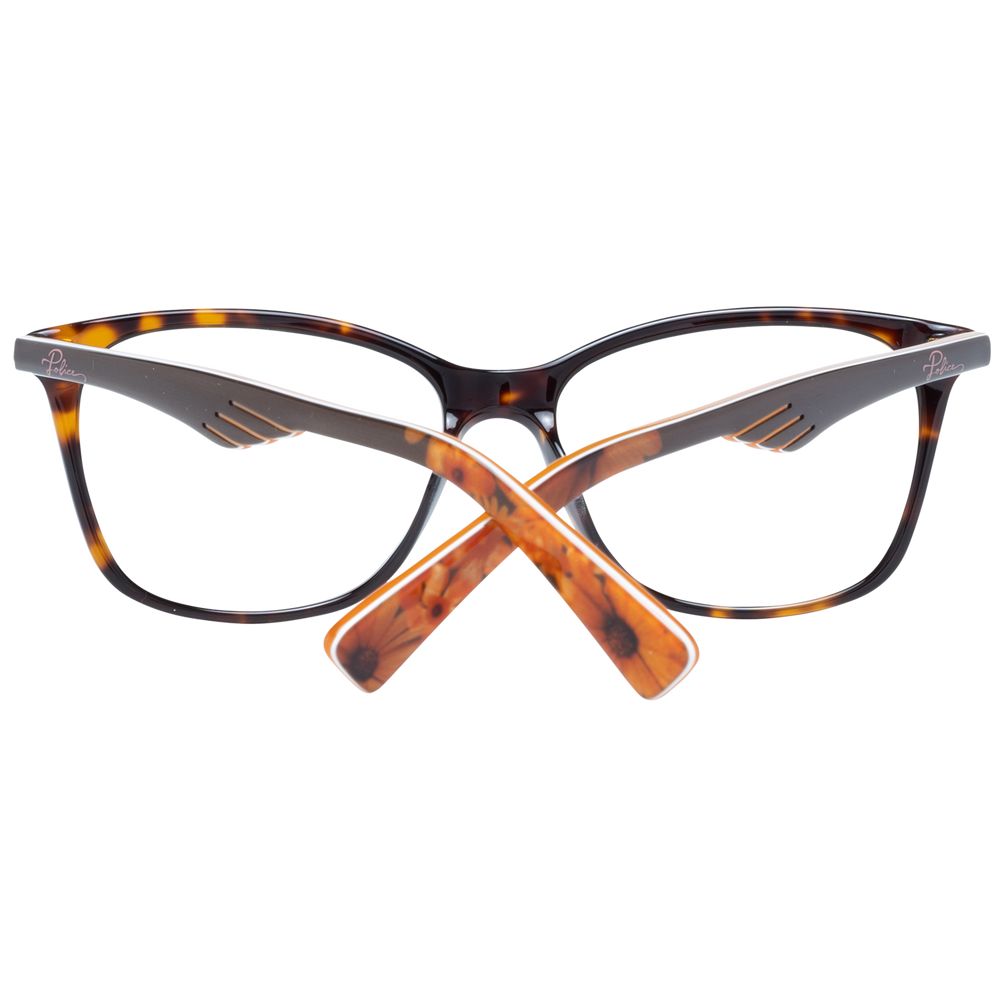 Police Brown Plastic Glasses (Frames) - ClickThatClicks 