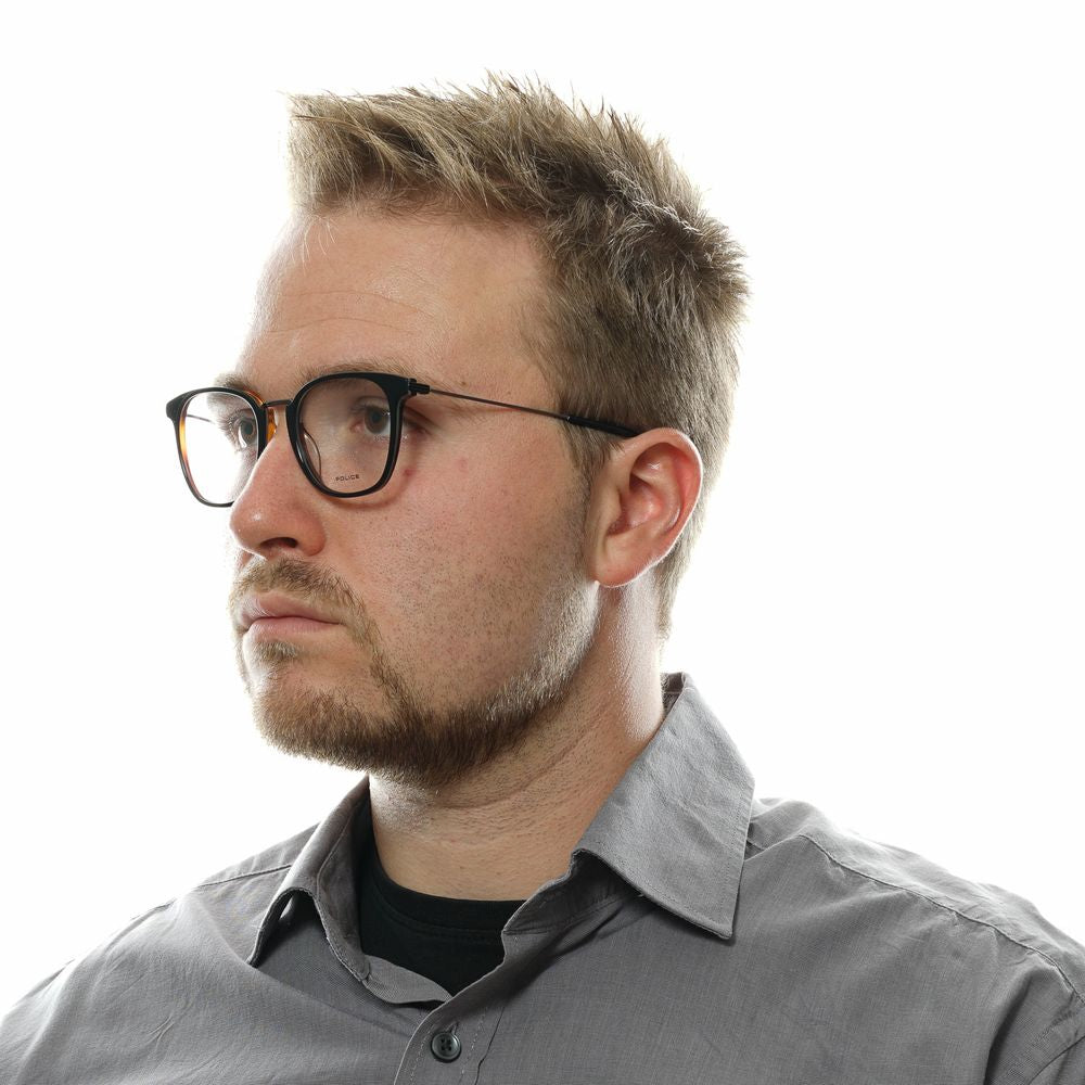Police Black Metal & Plastic Glasses (Frames) - ClickThatClicks 
