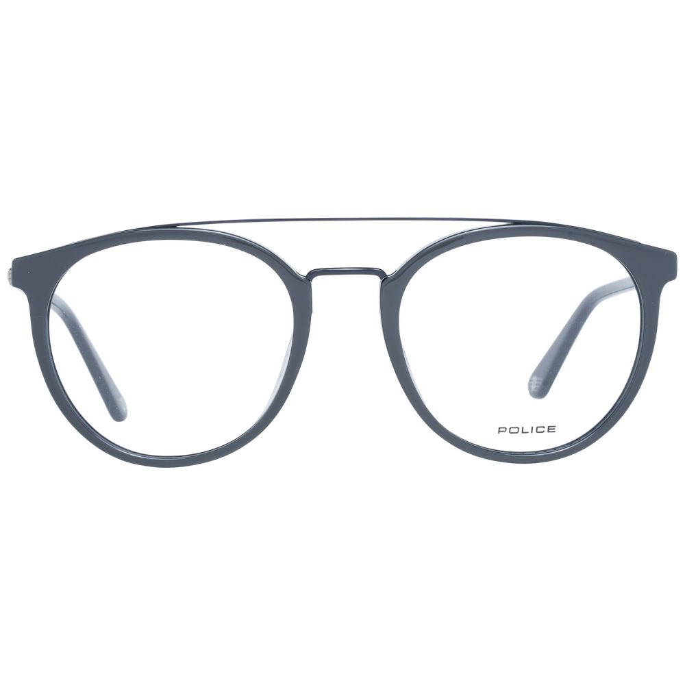 Police Gray Metal & Plastic Glasses (Frames) - ClickThatClicks 