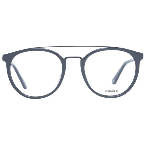 Police Gray Metal & Plastic Glasses (Frames) - ClickThatClicks 