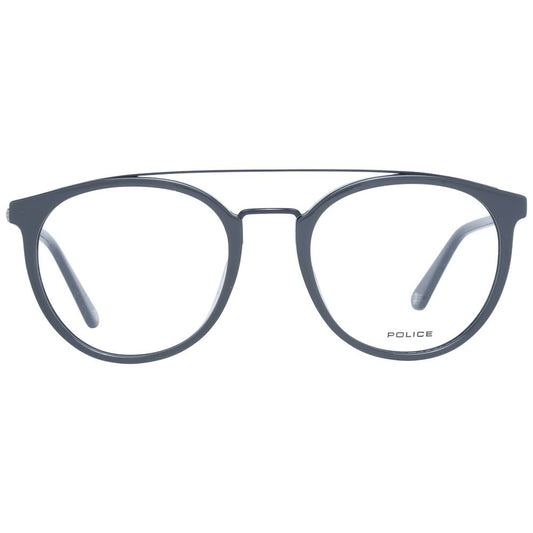 Police Gray Metal & Plastic Glasses (Frames) - ClickThatClicks 