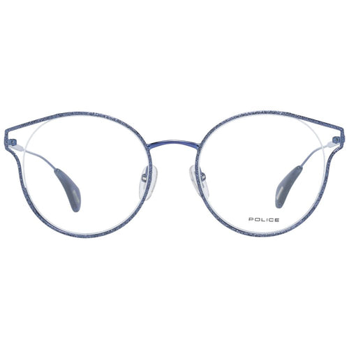 Police Blue Metal & Plastic Glasses (Frames) - ClickThatClicks 